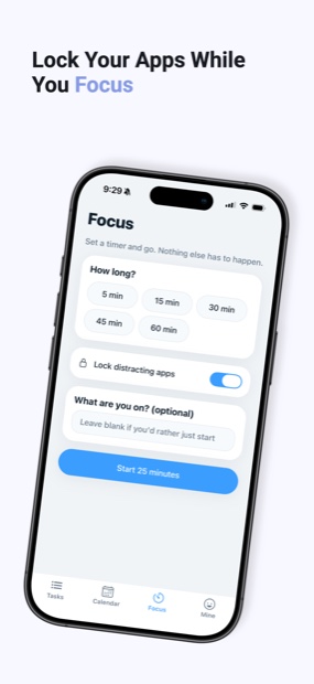 ADHD Planner screen